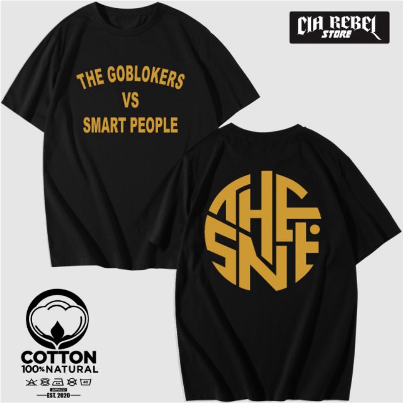 KAOS BAJU THE GOBLOKERS VS SMART PEOPLE BOBON SANTOSO/KAOS DISTRO PRIA WANITA THE GOBLOKERS