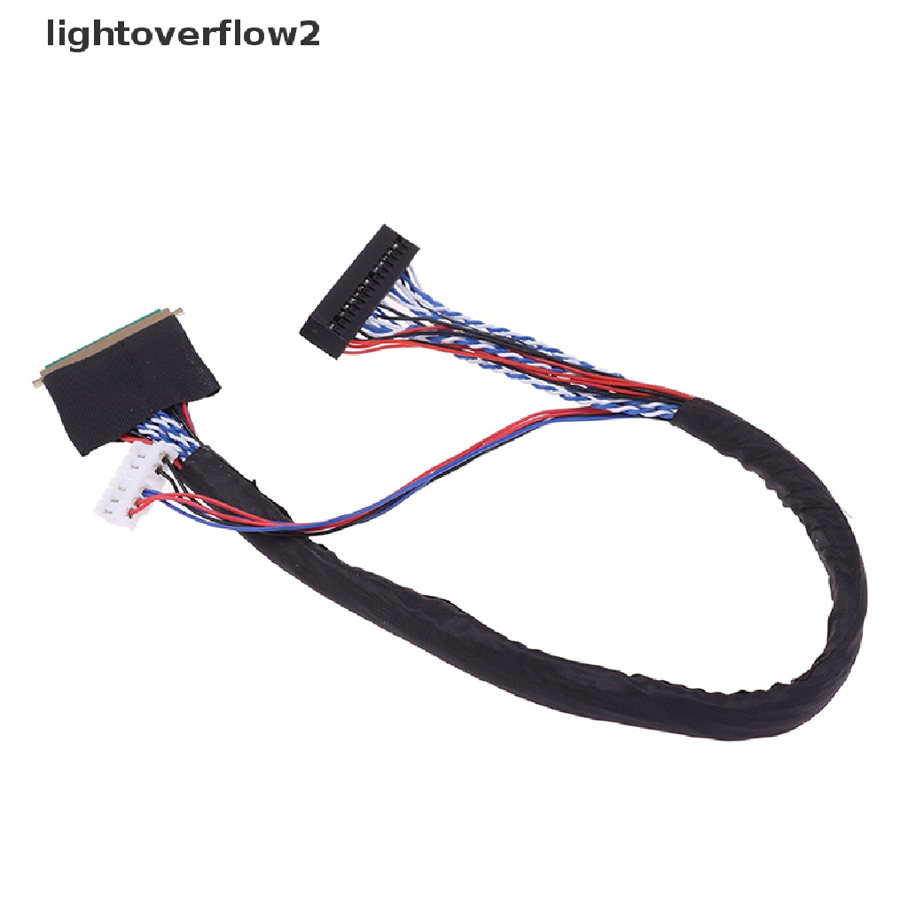 (lightoverflow2) I-pex 20453-040T-11 40Pin 2ch 6bit LVDS Kabel Untuk Panel LCD LED 10.1-18.4 &quot;