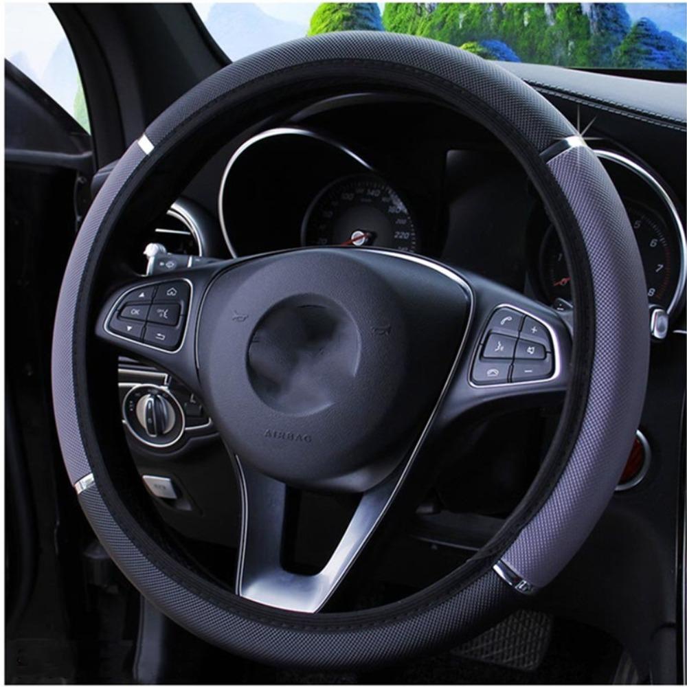 Lanfy Cover Setir Mobil Universal Empat Musim Aksesoris Mobil Auto Styling Aksesoris Interior Interior Mobil Dekorasi Otomatis Steering Wheel Sleeve