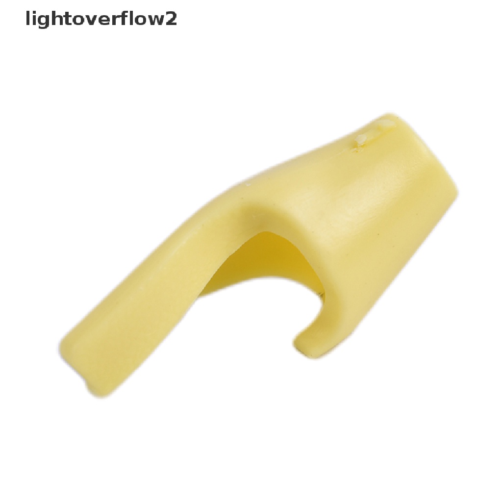 (lightoverflow2) 2pcs / Set Mainan Pelindung Jari Bahan Silikon Untuk Anak Belajar Menulis / Menggambar