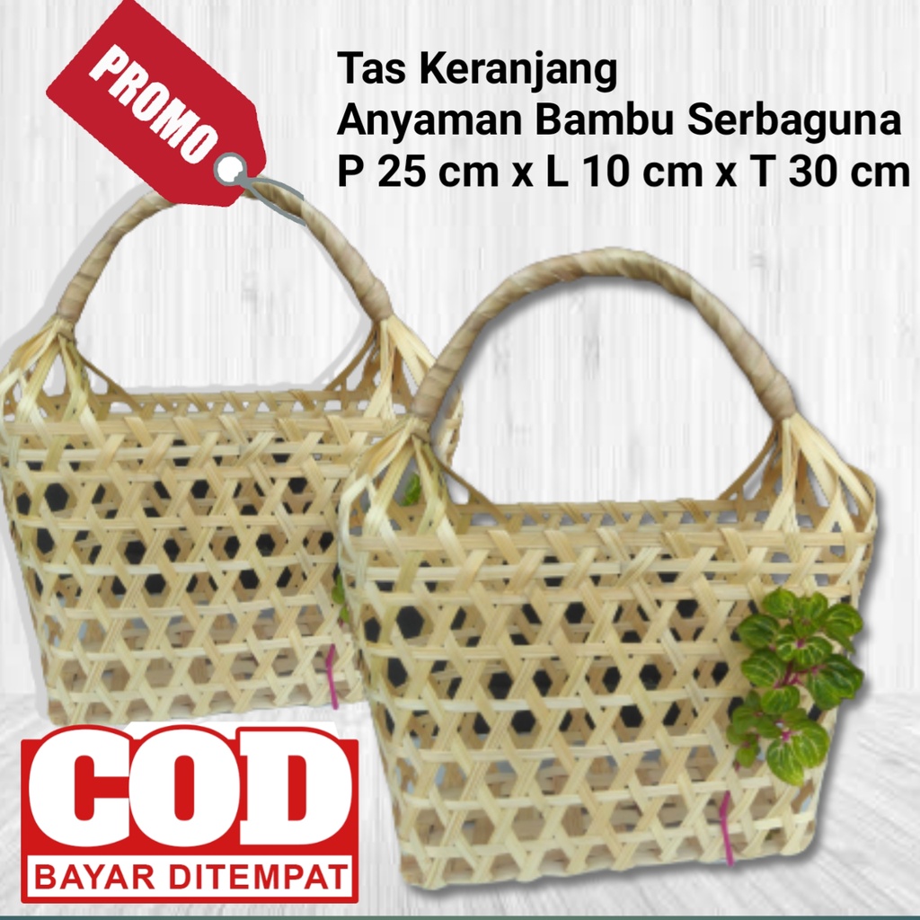 Tas Keranjang Anyaman Tas Buah keranjang Hampers keranjang Bambu Hampers soupenis tas parsel Anyaman
