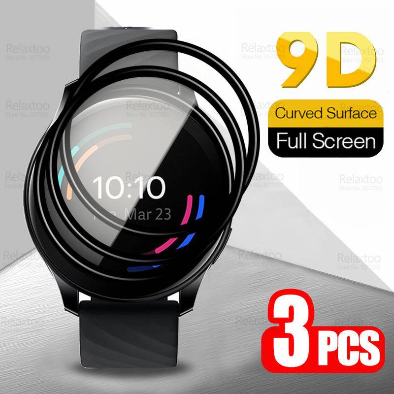 1-3pcs Pelindung Layar Tempered Glass 9D Curved 40mm 41mm 44mm 45mm Untuk Samsung Watch Active 2 44mm 40mm