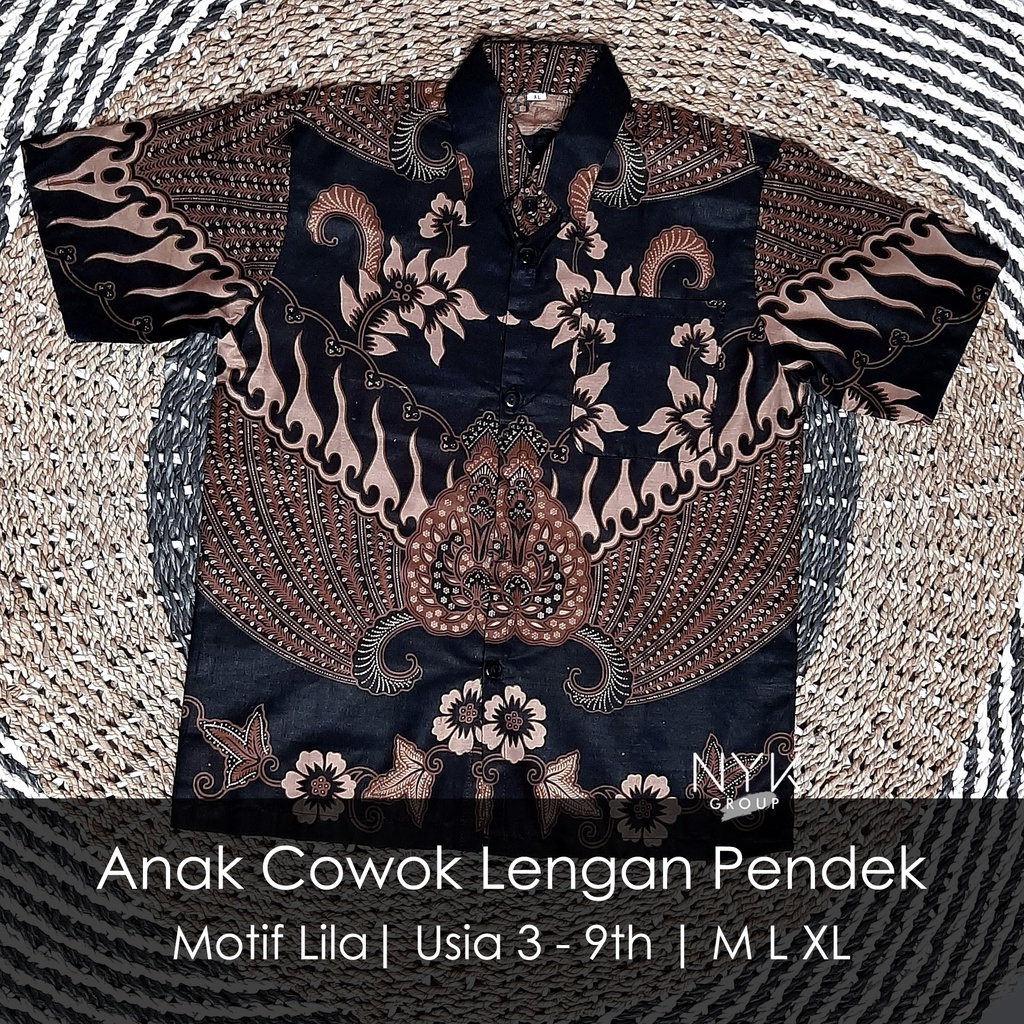 KIDS SERIES Nayaka Batik - Kemeja Batik Anak Wilona, Amelia,Annabel,Etnica,Savana,Mika,Belvania