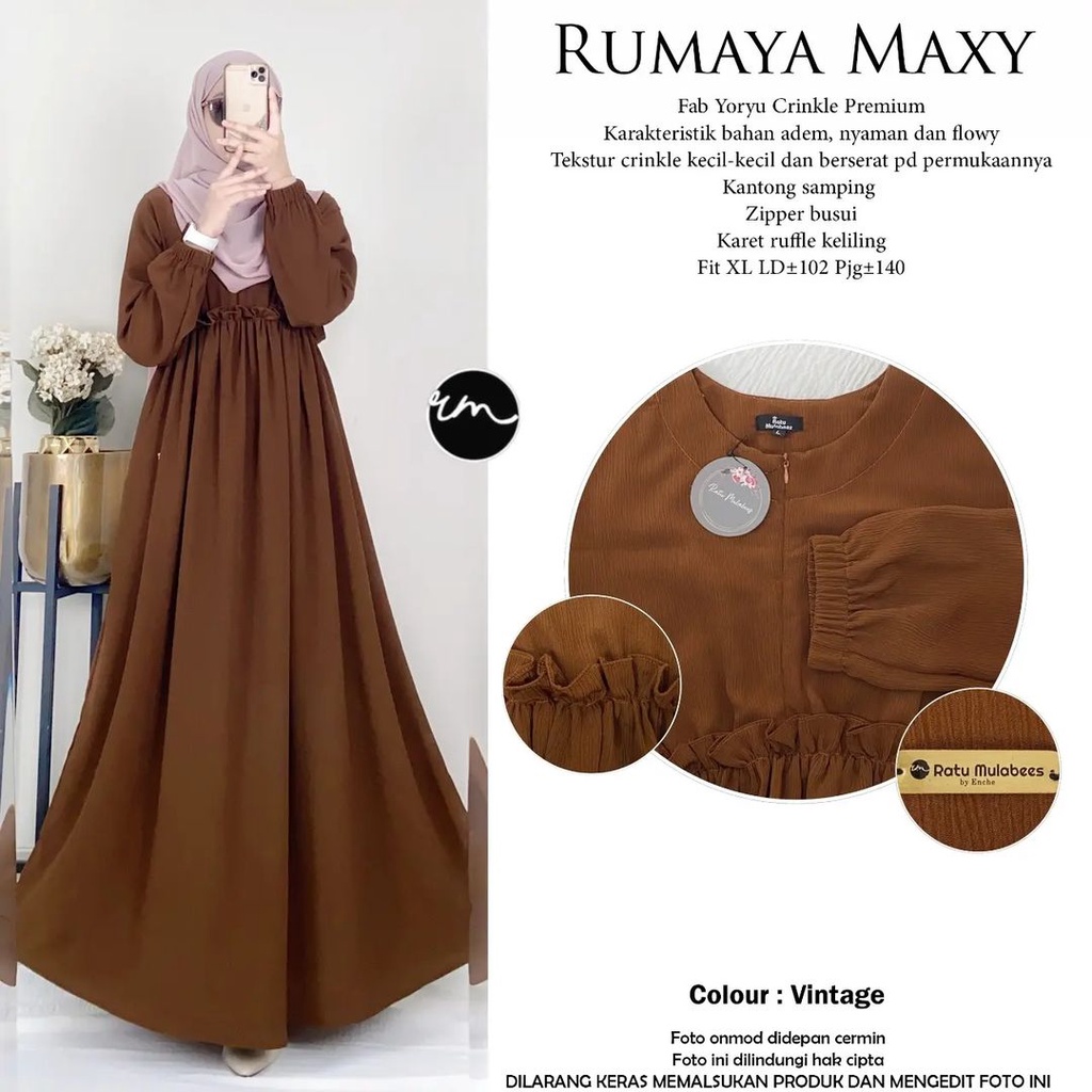 Murah Gamis dress muslim terbaru SYAFIRA Elegan