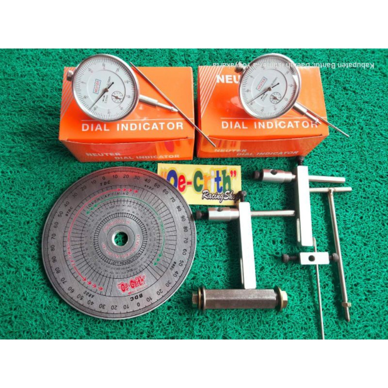 Dial set busur set busurderajat dayelset dialindikator busur 360 tebal 3mm 4mm 5mm