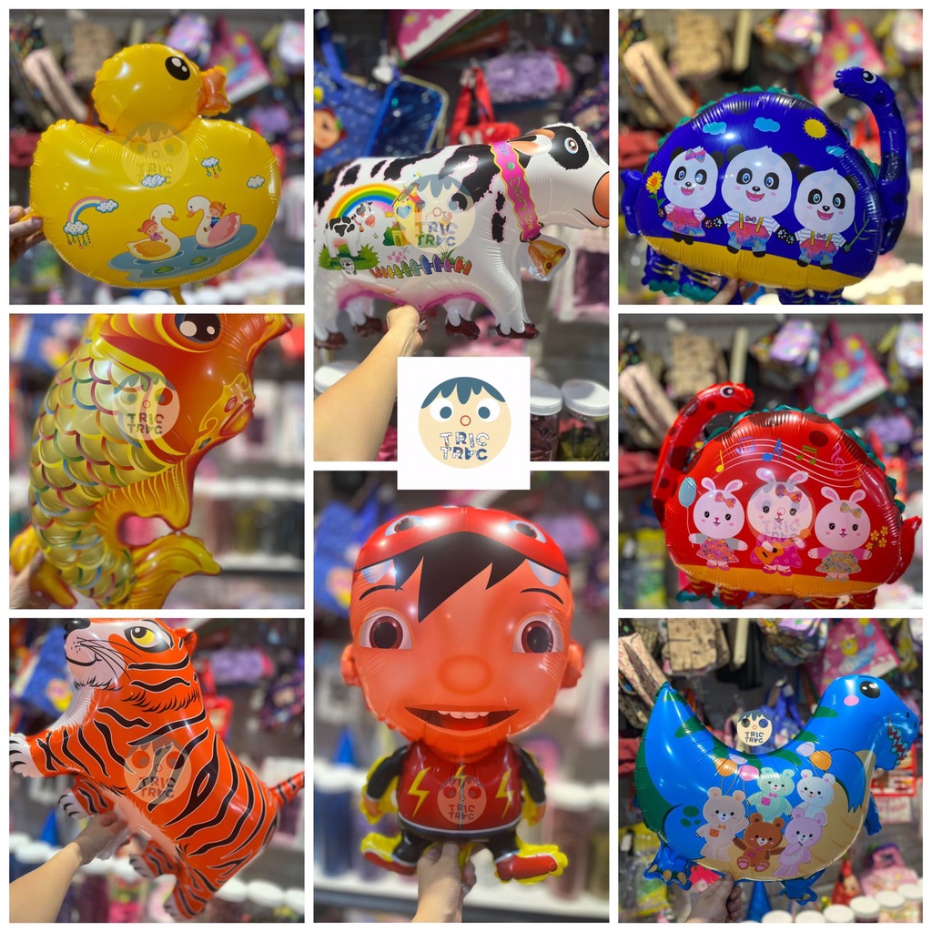 TRICTRAC MAINAN ANAK BALON KARAKTER/BALON DECOR ATAU ACARA FUN/BALON KARAKTER /BALON IKAN HIU KARAKT
