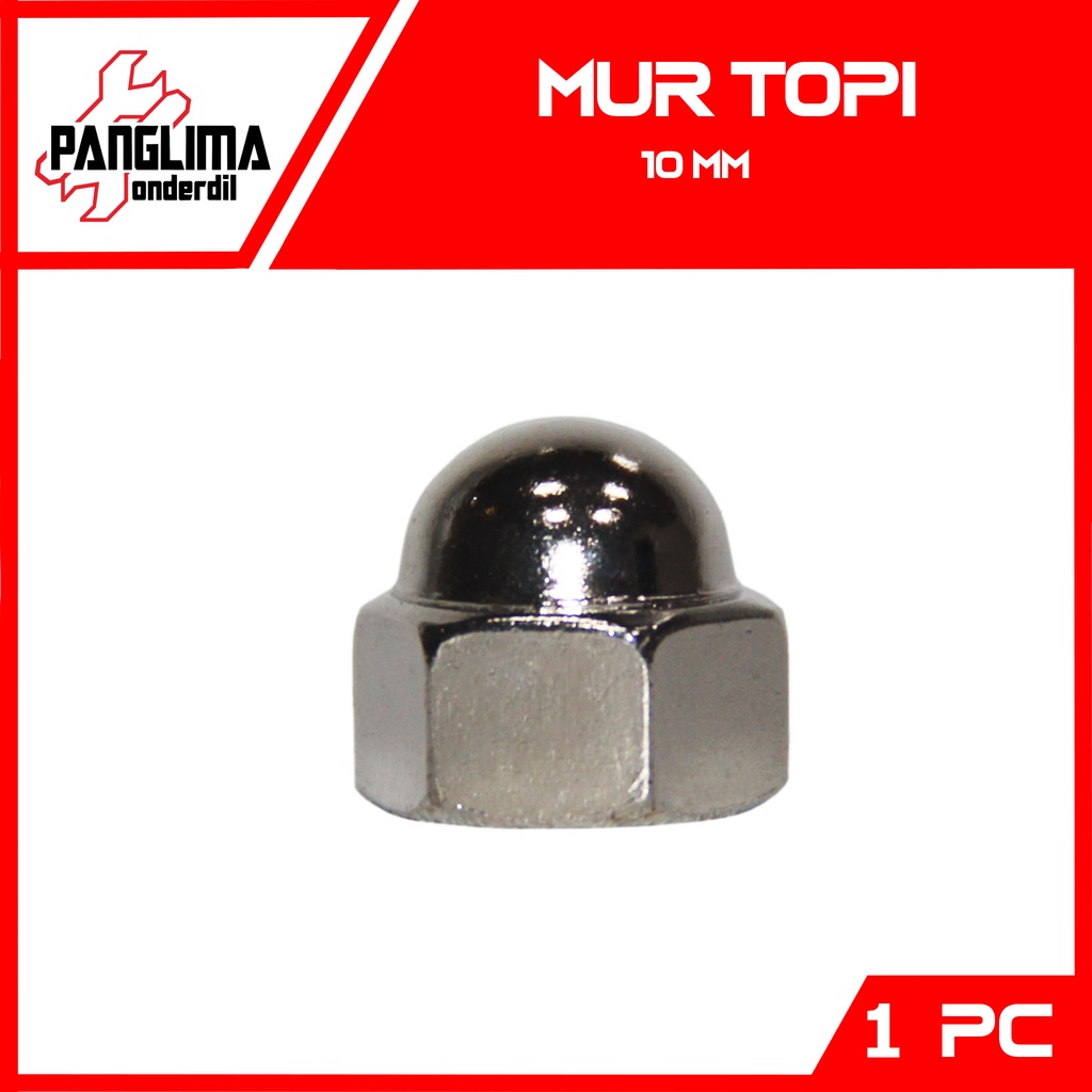 Mur Topi M 10-M10 Kunci 14 mm-K14-K 14 Nut