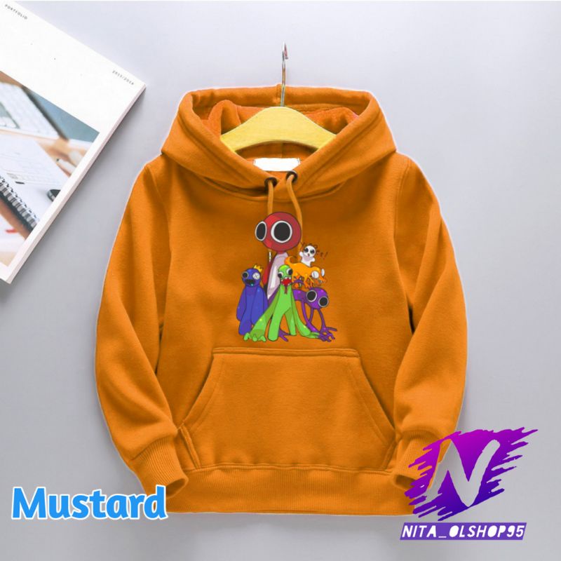 rainbow friends terbaru hoodie anak rainbow friends