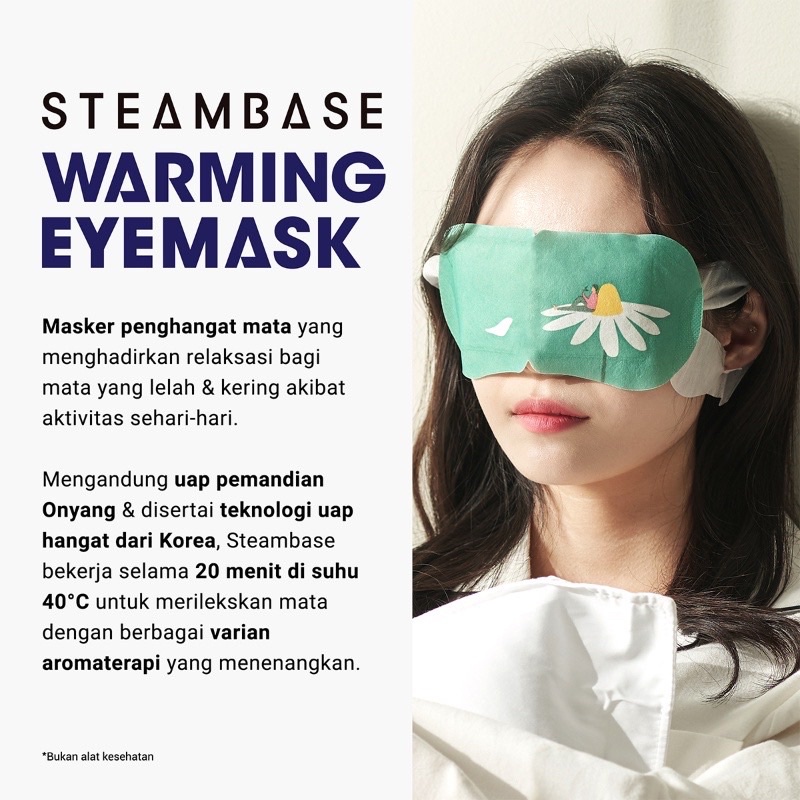 STEAMBASE WARMING EYEMASK - MASKER MATA