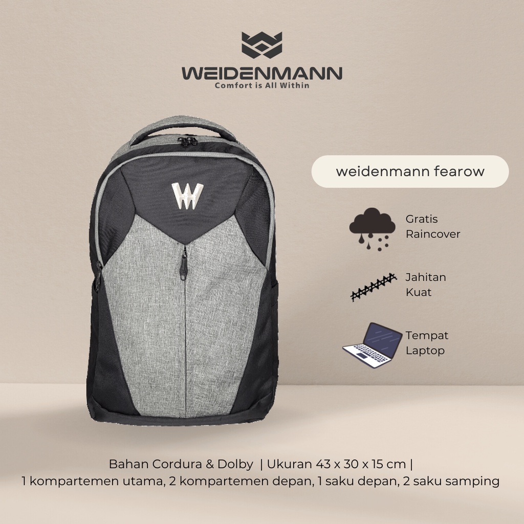 Tas Ransel Pria Weidenmann Fearow Tas Adventure Tas Laptop Tas Sekolah