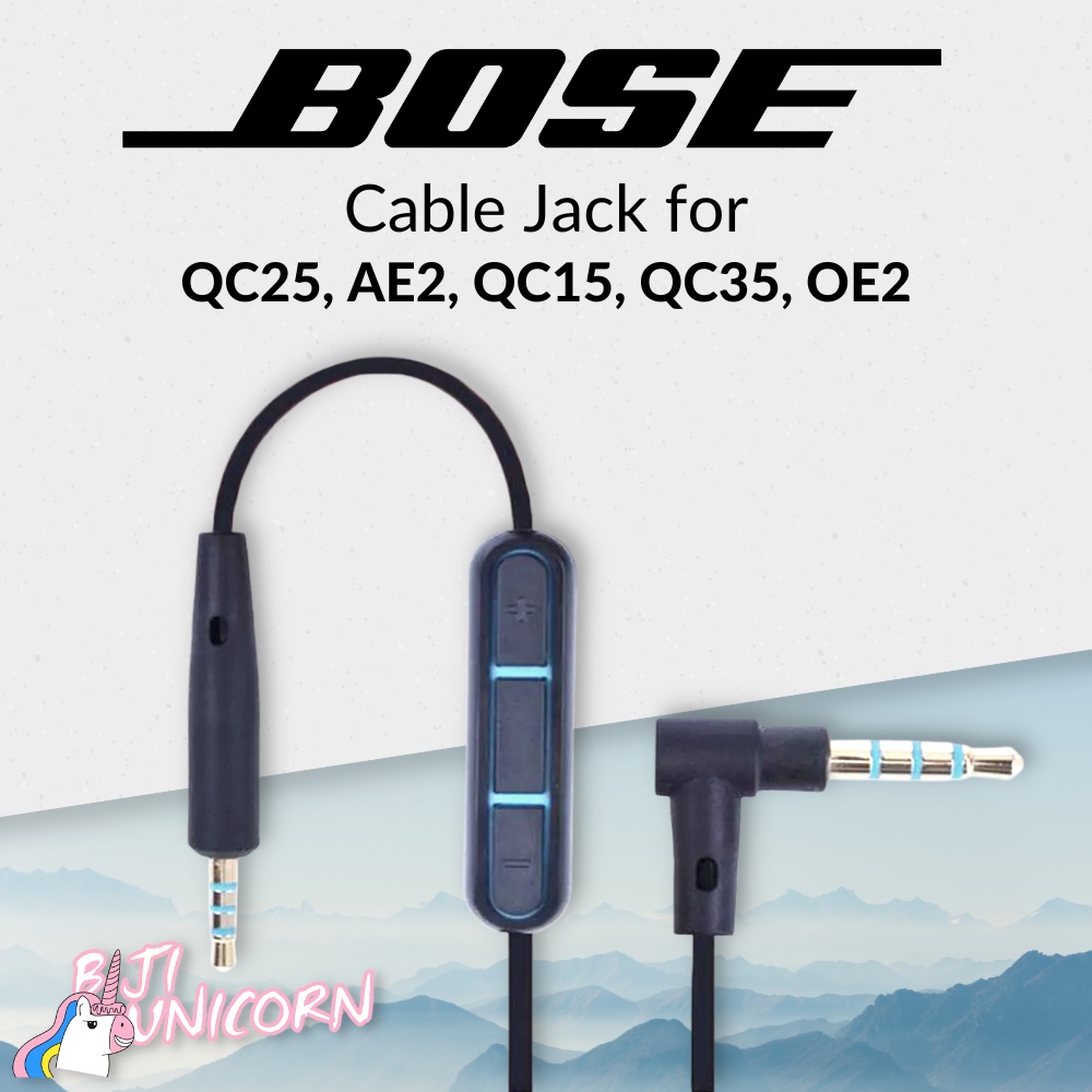 Cable Jack Headphone Bose QC25 AE2 QC15 QC35 OE2 QC 25 AE 2 QC 15