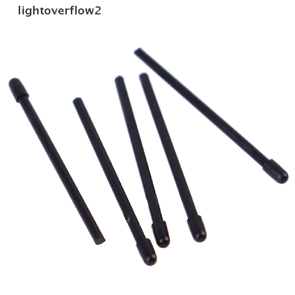 (lightoverflow2) 5pcs Pena Wacom Intuos Pro Graphic Tablet Gambar Wacom Pro Pen 2 Black Nib