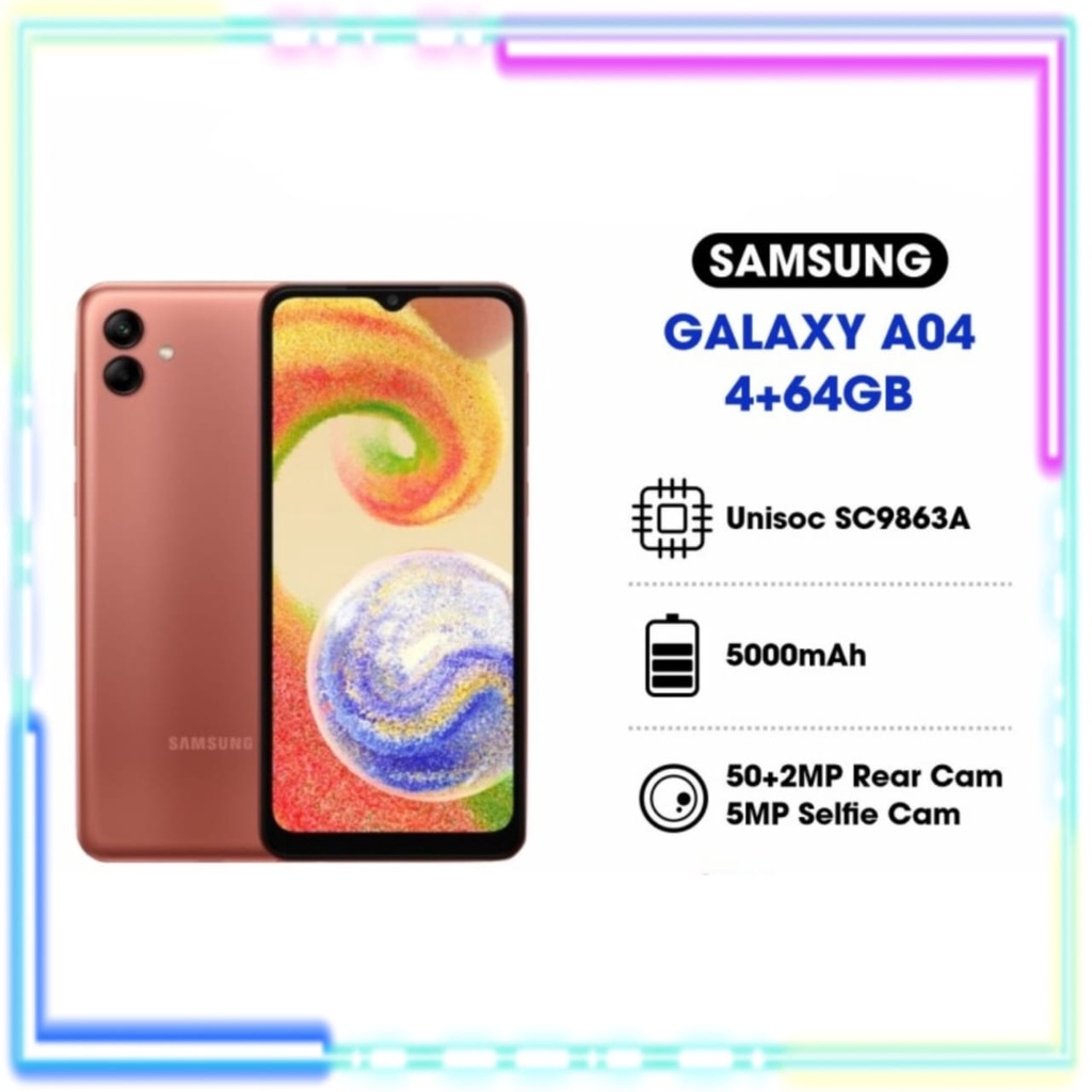 SAMSUNG GALAXY A04s 4/64 &amp; SAMSUNG A04 4/64 NEW GARANSI RESMI SAMSUNG