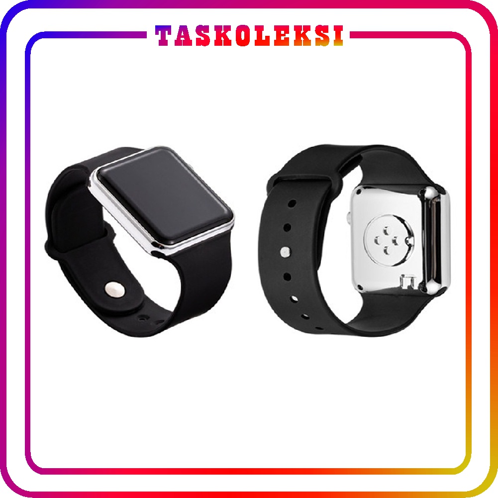 ☛TK☚ LED Watch - Jam Tangan Digital Pria &amp; Wanita - Strap Rubber JT053