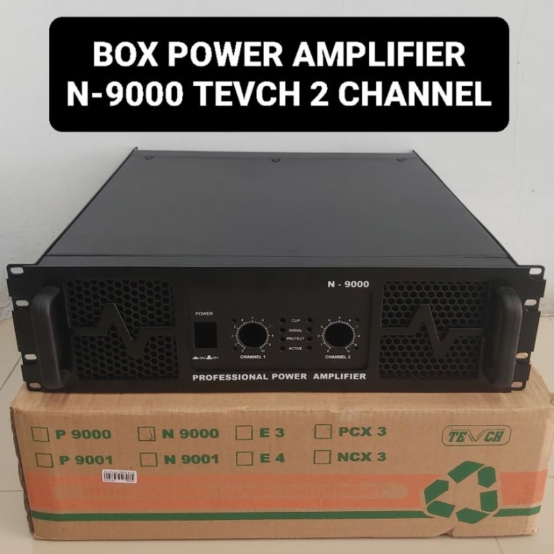 N9000 Box Power N-9000 TEVCH 2 Channel Boks Amplifier