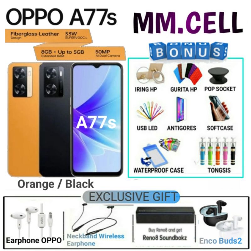 OPPO A77s RAM 8/128 GARANSI RESMI OPPO