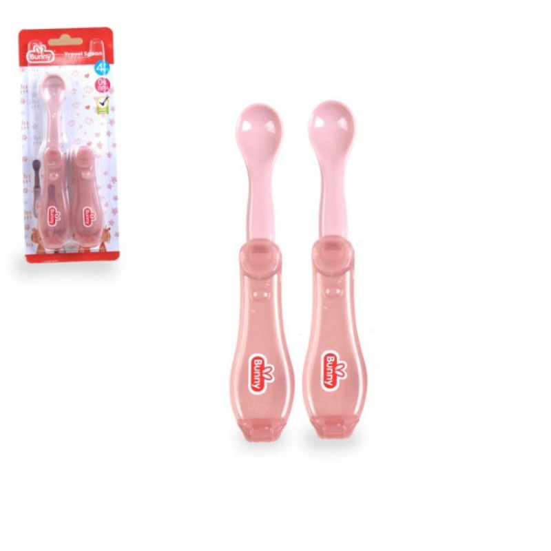 Lusty Bunny Travel Spoons Sendok Makan Bayi ALB-1001