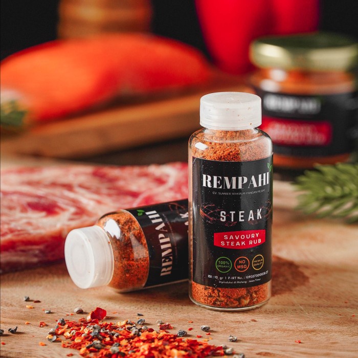 

REMPAHI PROTEIN RUB / STEAK RUB / MARINASI / BUMBU MARINASI DAGING - Savoury, 10 gr