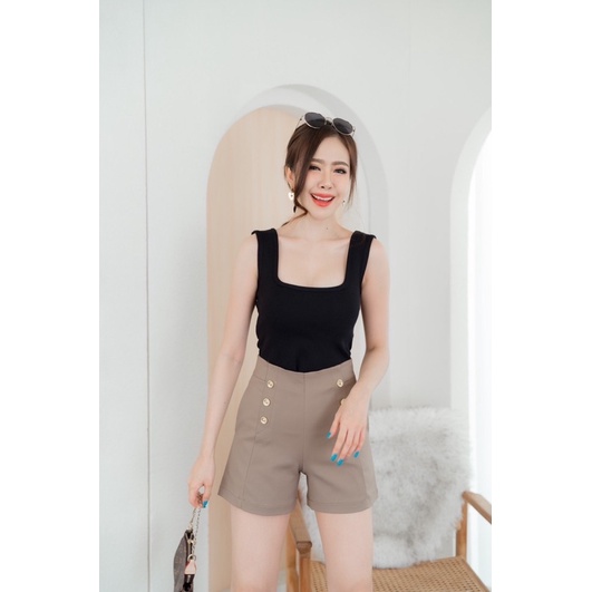 CELANA TON BEWRY MODEL HIGH WAIST VARIASI KANCING IMPORT BANGKOK/HOTPANT BANGKOK BESTSELLER (CLBRY033)