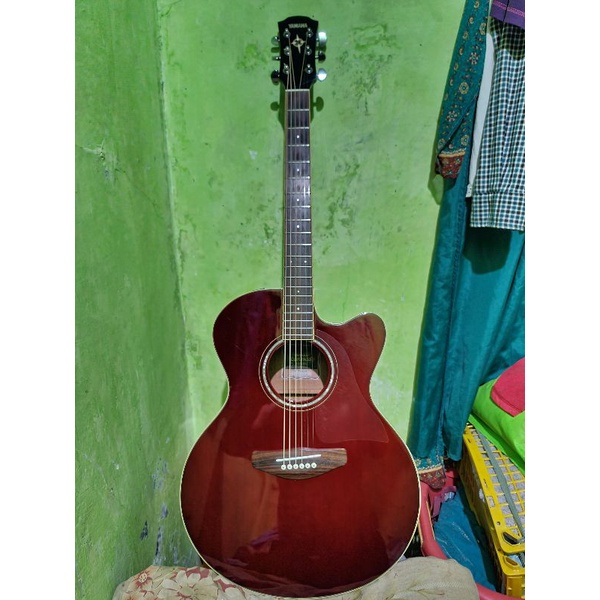 Yamaha CPX 600 rootbeer Second senar Elixir ori