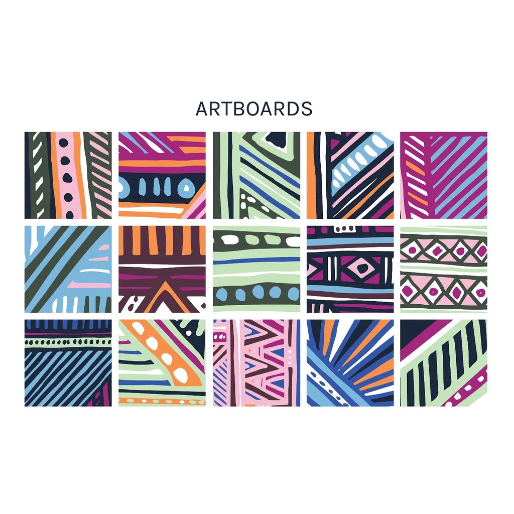 Young Festive Artboards Patterns