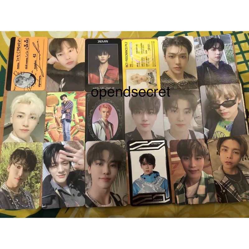 Pc Photocard NCT DREAM 127 WAYV JAEMIN JAEHYUN JENO TAEIL SHOTARO TEN KUN HENDERY HAECHAN WE GO UP R