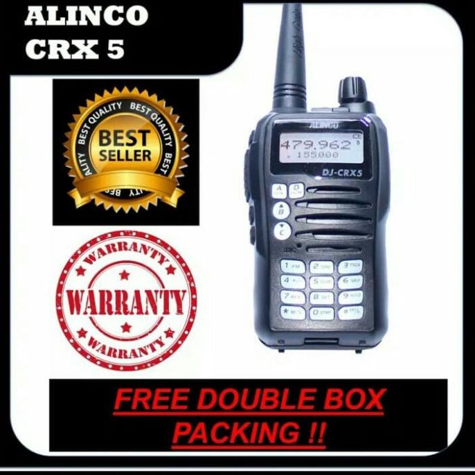 [BISA COD] HT Alinco DJ CRX 5 / Jual HT Alinco DJ-CRX5 Dual Band / HT Alinco DJ