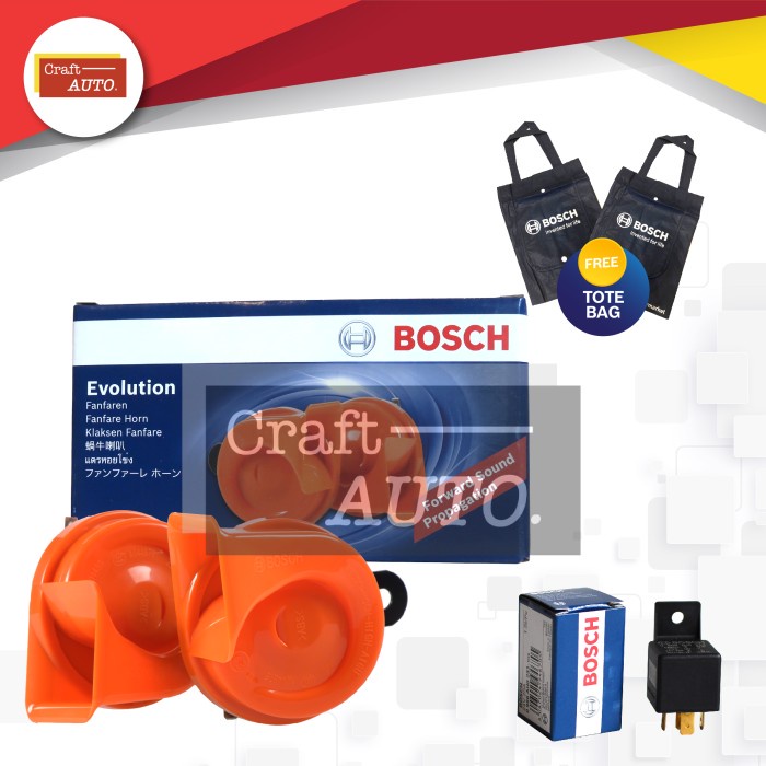 Klakson Bosch Evolution + Relay