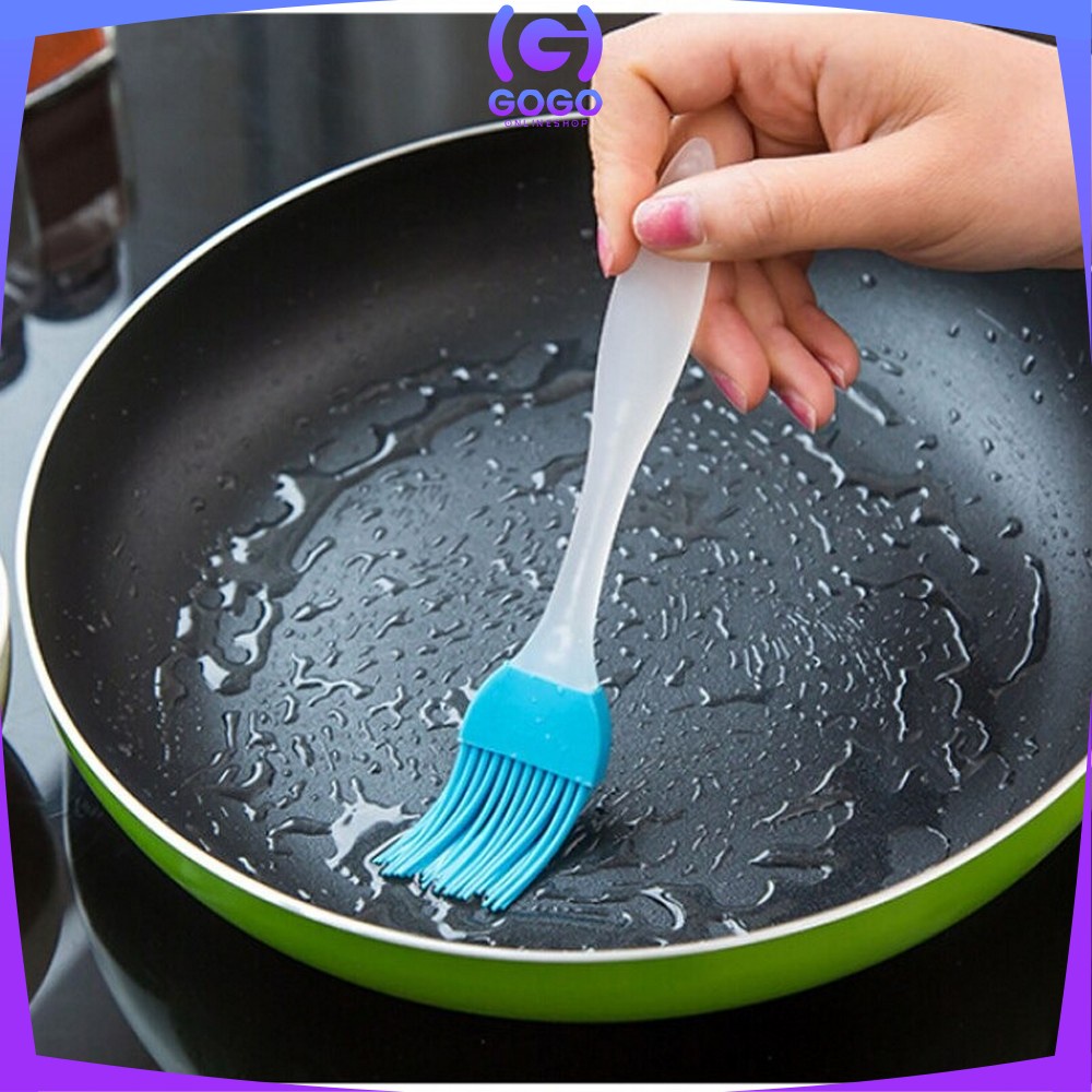 GOGO-C148 Kuas Mentega Silikon Kuas Oles Minyak Barbeque Anti Panas Kuas Roti Baking Brush Alat Dapur