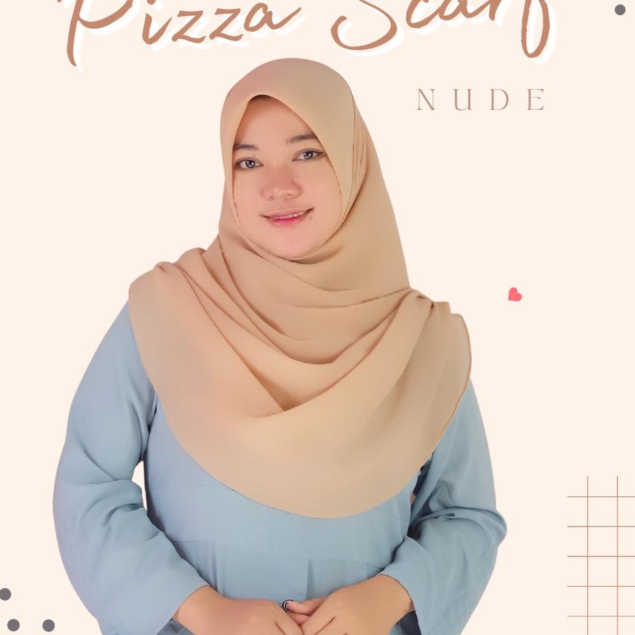 Langsung Atc PIZZA SCARF SHAWL CURVE HIJAB MALAYSIA