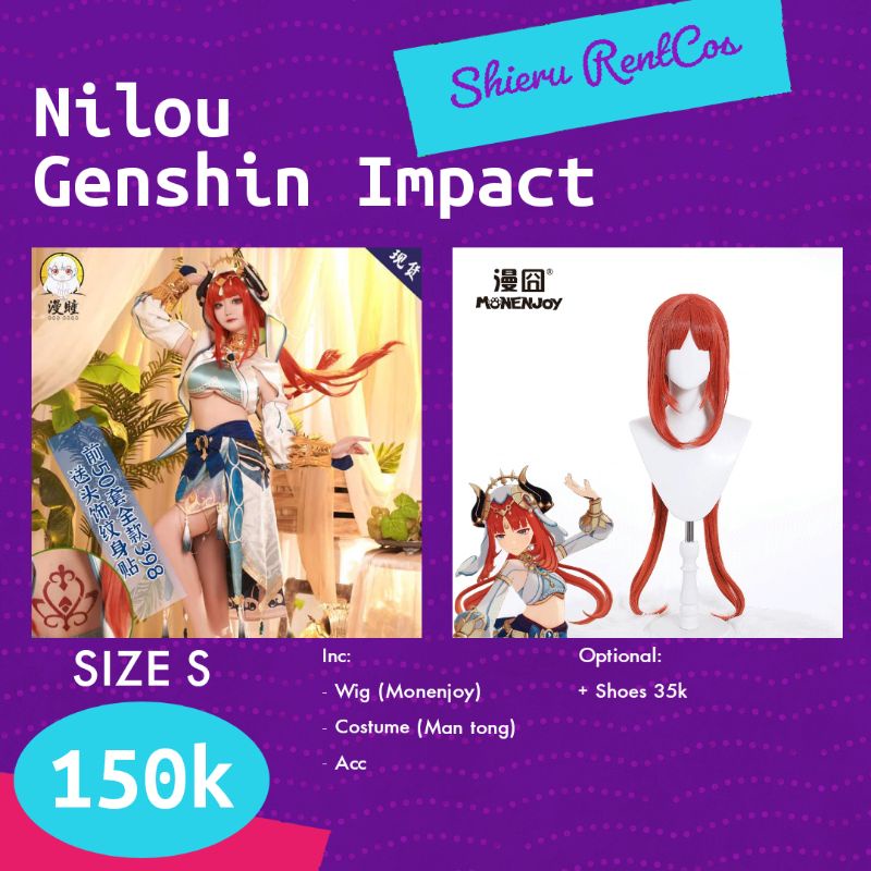 [RENTAL COSPLAY] (BACA DESKRIPSI) Nilou - Genshin Impact