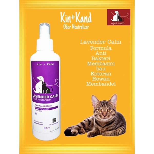 PENGHILANG BAU KOTORAN KUCING ANJING - WANGI LAVENDER 250ml