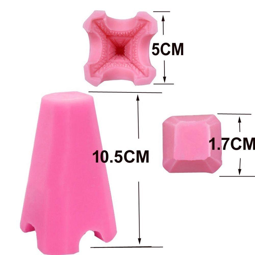 [Elegan] Cetakan Bakeware Aksesoris Dekorasi Cetakan Coklat Mini Menghias Permen Cetakan Fondant Cetakan Mold Eiffel Tower Shaped