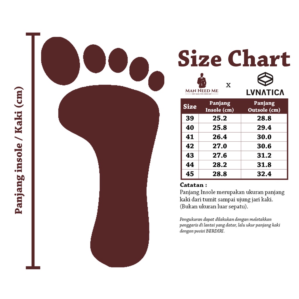 HUESCA BROWN |MNM x Lvnatica| Sepatu Loafers Pria Formal Slip On Shoes ORI