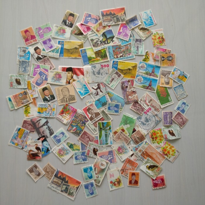 

Star Borongan Perangko Lama Indonesia Old Stamp 100 Pcs Prangko Filateli Trendi