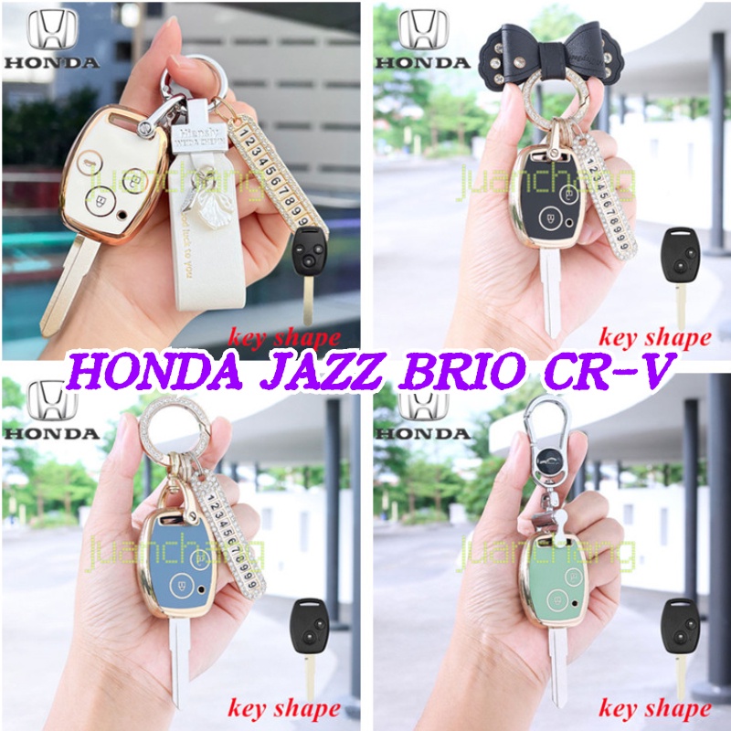 Casing Kunci Mobil Bahan Tpu Untuk Honda CIVIC JAZZ CITY BRIO FREED JAZZ Pilot Accord CR-V Insight Ridgeline