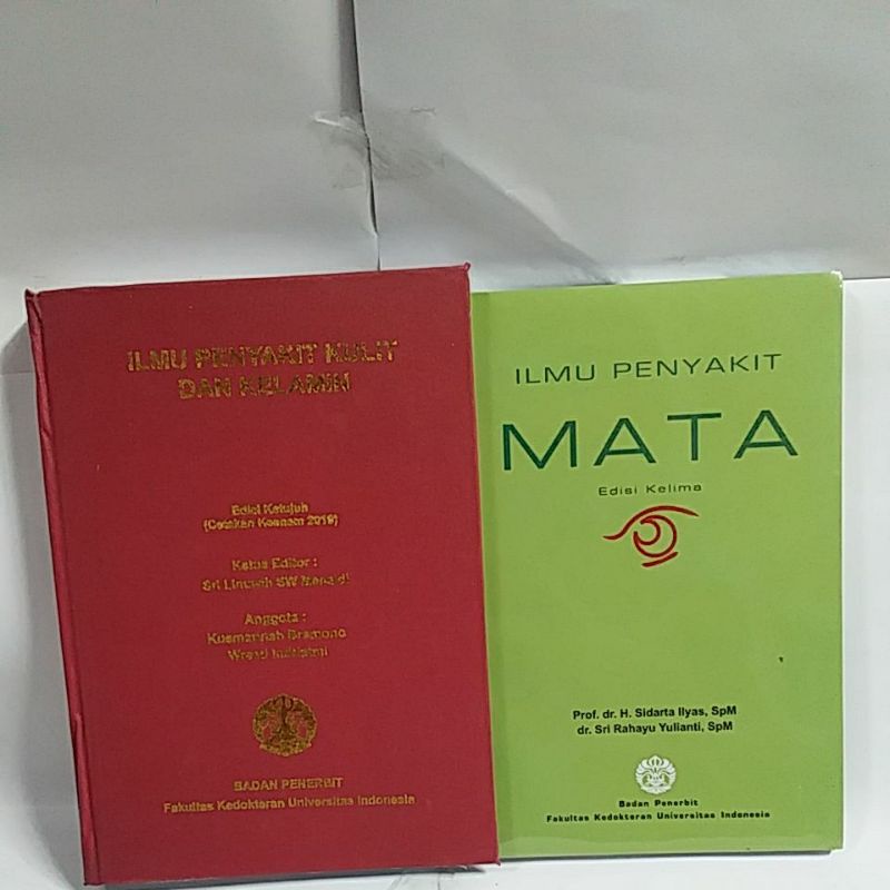 Jual Buku Paket Ilmu Penyakit Kulit Dan Kelamin Dan Ilmu Penyakit Mata