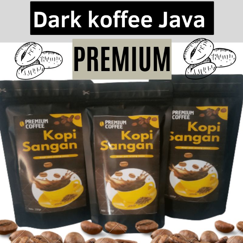 

Kopi Hitam Bubuk Kopi Sangan 250 gr