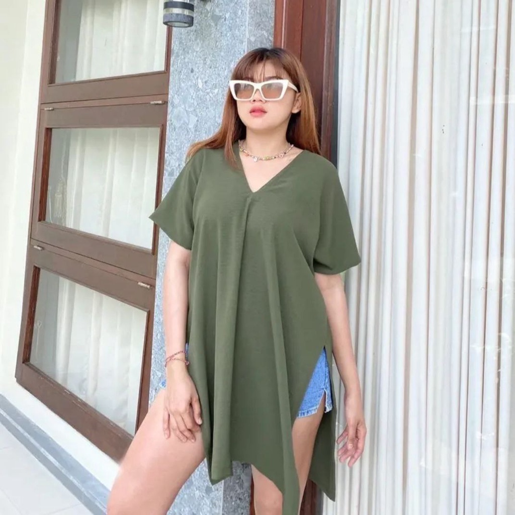 LONG SQUARE | ATASAN NAGITA TUNIK WANITA CRINGKEL PREMIUM