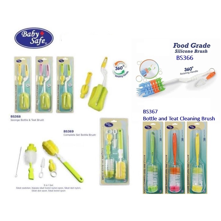 BABY SAFE BOTTLE BRUSH | SIKAT BOTOL BS366 / BS367/ BS368 / BS369 /bd037 /bd037-1 / bd037-6 / BS370