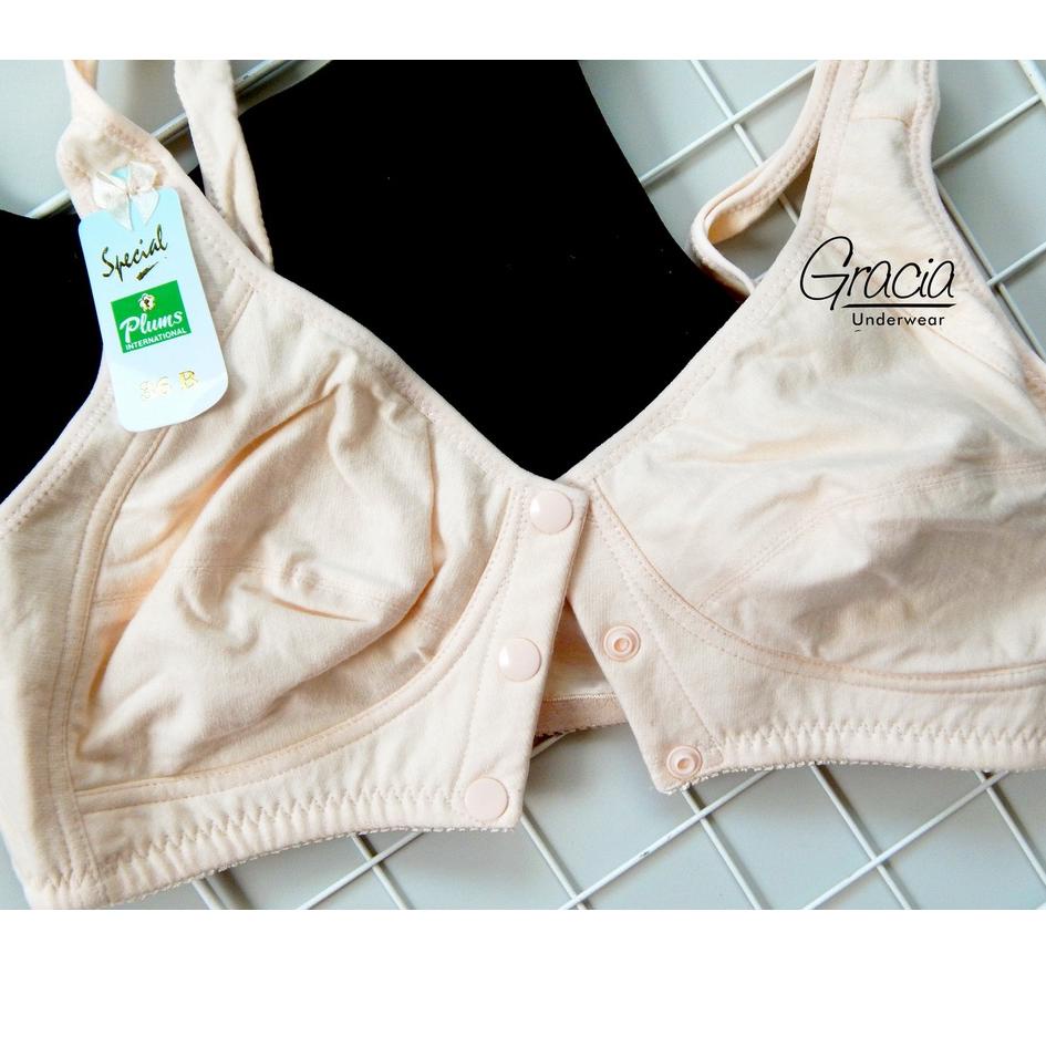 KSN.18Oc22υ ◦ BH PLUM 211 CREAM Kancing Depan size 36 - 42