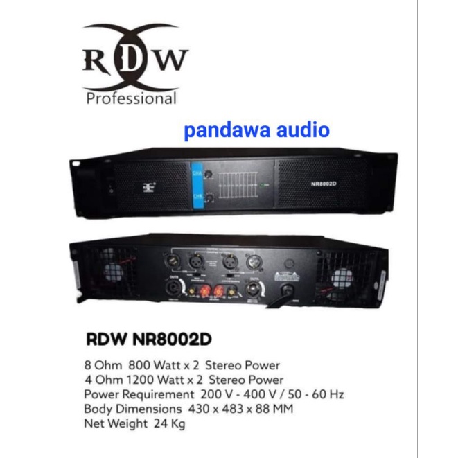 power rdw nr8002D