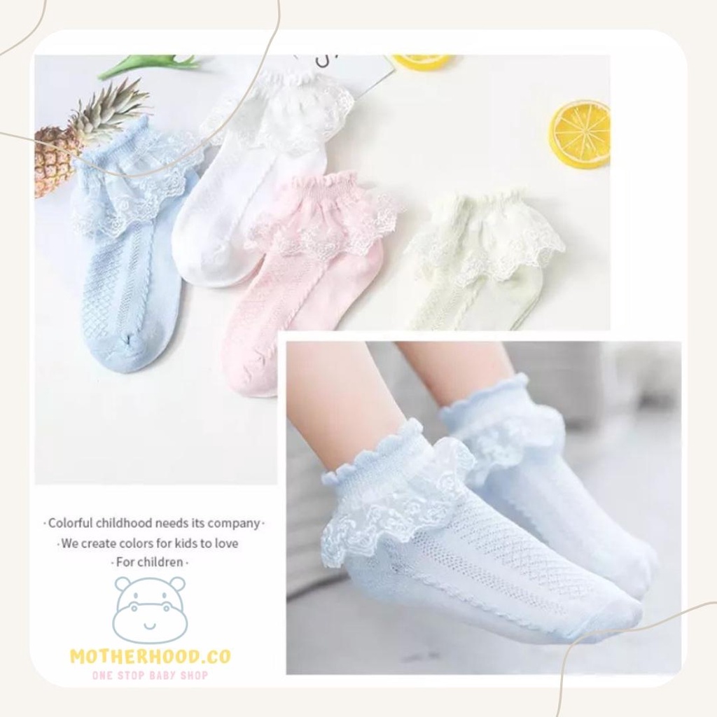 Kaos kaki renda anak perempuan / Kaos kaki anak perempuan