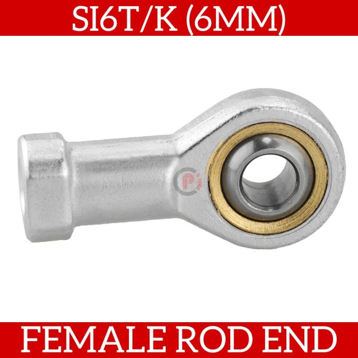 SI6T/K 6mm Female Right Hand Metric Threaded Rod End Joint Bearing