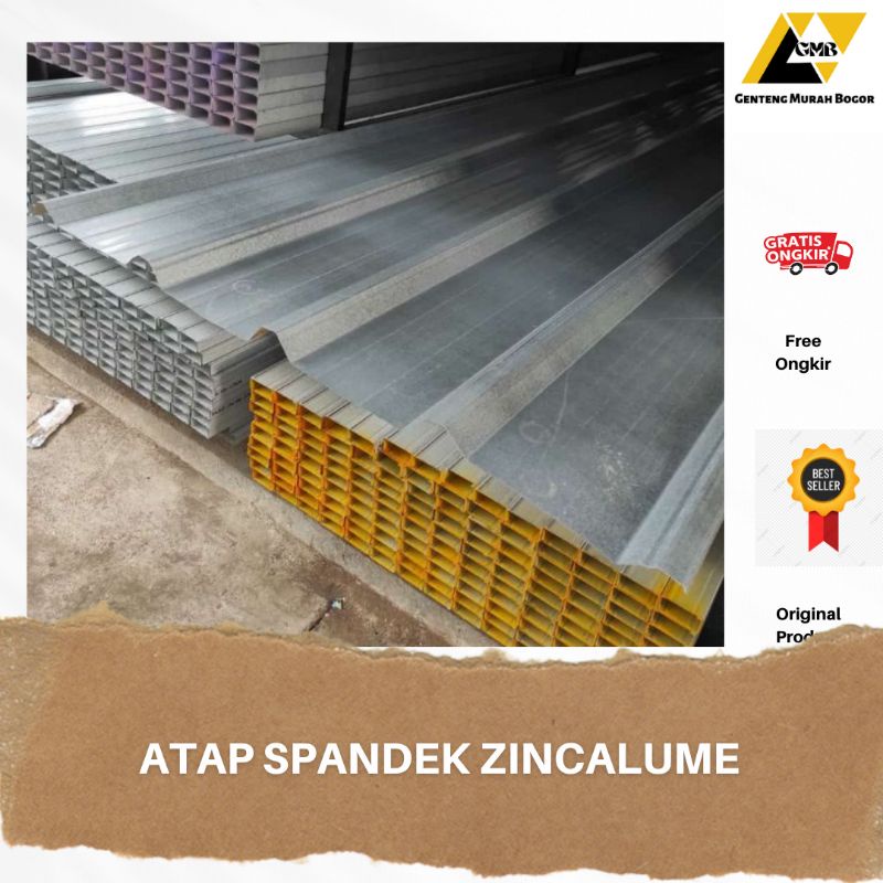 Atap Rumah Spandek Zincalume Bahan Seng Dan Aluminium Murah Berkualitas Bagus