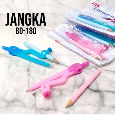 Jangka Set BD 180 Math Mathematics Matematika School Tools Office Equipment Perlengkapan Sekolah Menggambar Lingkaran Bundar Memutar Putar Kesenian Kerajinan Gambar Kecil Lucu Simpel Simple Ecer Eceran Plastik Warna Bentuk Circle Grosir Prakarya Malang