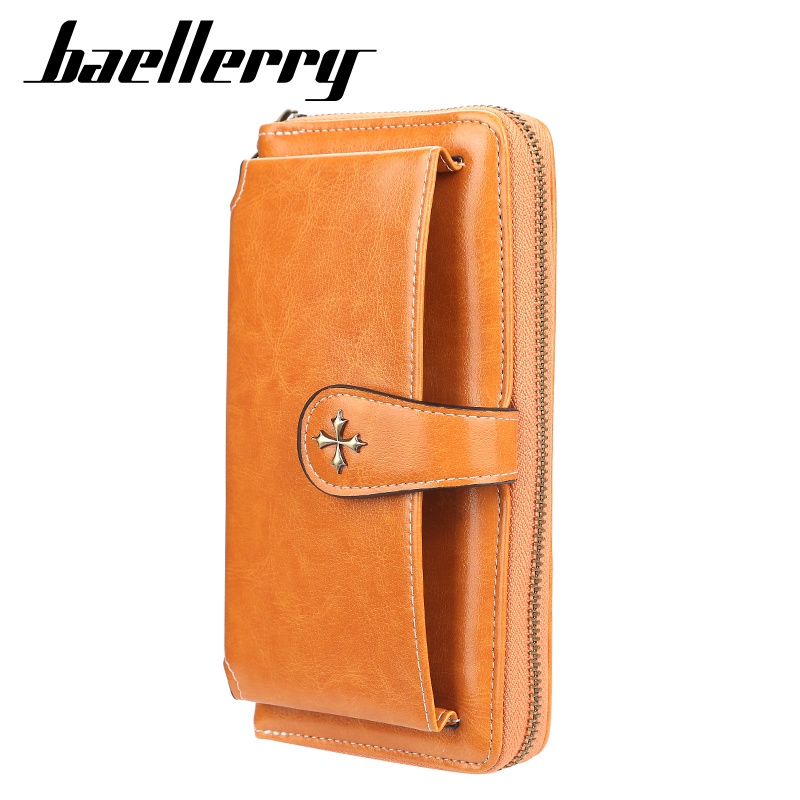 BAELLERRY N1818 Dompet Wanita Panjang Bahan Kulit PU Leather Premium WATCHKITE WKOS