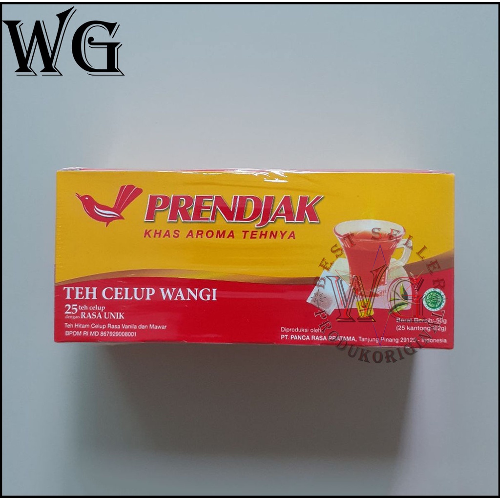 

MInuman Hangat / Minuman Nutrisi / Teh Celup Cap Prendjak Isi 25 50 gr Prenjak teh