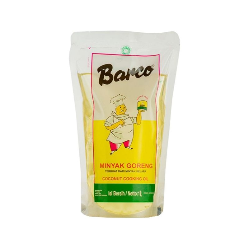 

BARCO MINYAK GORENG KELAPA 1 LITER COCONUT OIL (1L)