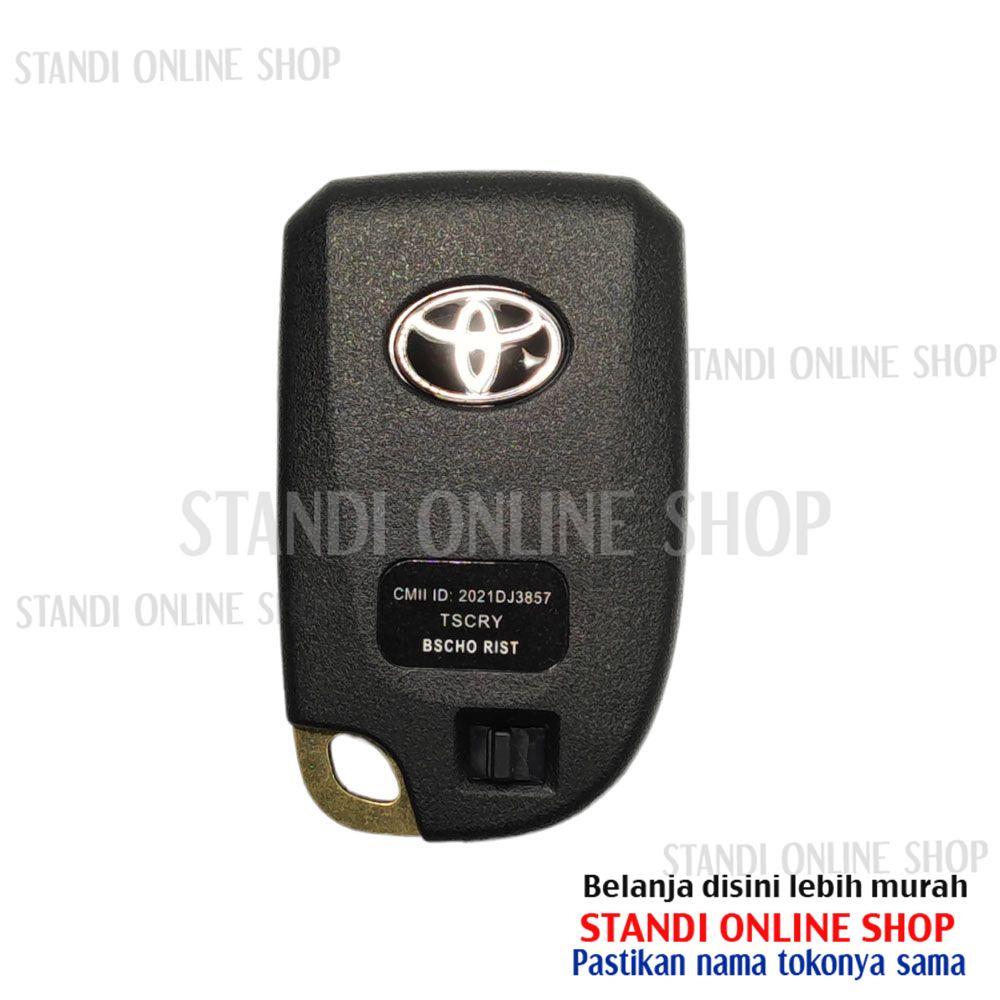 Cassing Remote Smartkey Keyless Toyota All New Vios 3 Tombol